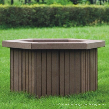 Hochquanlity Holz Kunststoff Composite / WPC Blume Box704 * 610 * 425